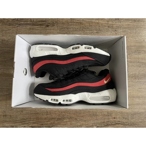 Nike Air Max 95 ID By You Black Clay Red Men’s Sz 11 DO7424-900 - Picture 7 of 7
